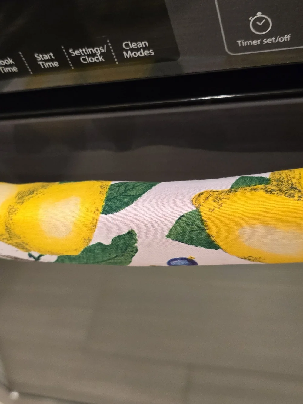 Floral Lemon And Watermelon Oven Handle Cover -For Kitchen Oven, Refr Protector